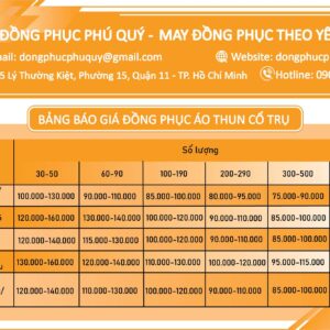 Áo Thun Đồng Phục Giá Rẻ: Xưởng May Uy Tín, Thiết Kế Đẹp, In Nhanh